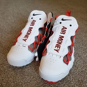 SIZE 12.5 MEN'S Nike Air More Money Uptempo Red